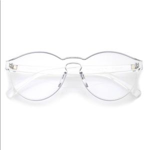 ‼️ONE LEFT‼️ Unisex Mono Rimless Sunglasses